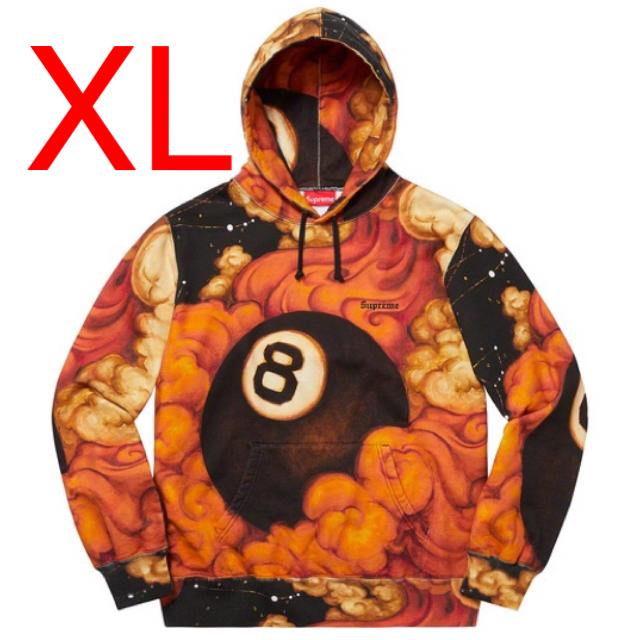 Martin Wong Supreme 8-Ball Hooded XLトップス