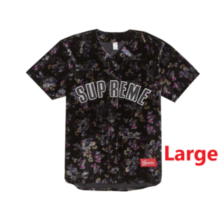 シュプリーム(Supreme)のSupreme Floral Baseball Jersey  Lサイズ(ジャージ)