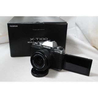 フジフイルム(富士フイルム)のクロワッサンさんお取り置き FUJIFILM X-T100 レンズキット(ミラーレス一眼)