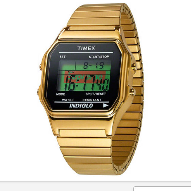 Supreme®/Timex® Digital Watch 金 ゴールド 時計