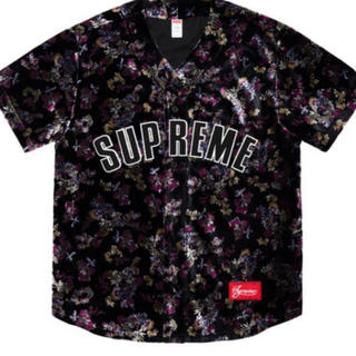 シュプリーム(Supreme)のSupreme Floral Velour Baseball Jersey M(その他)