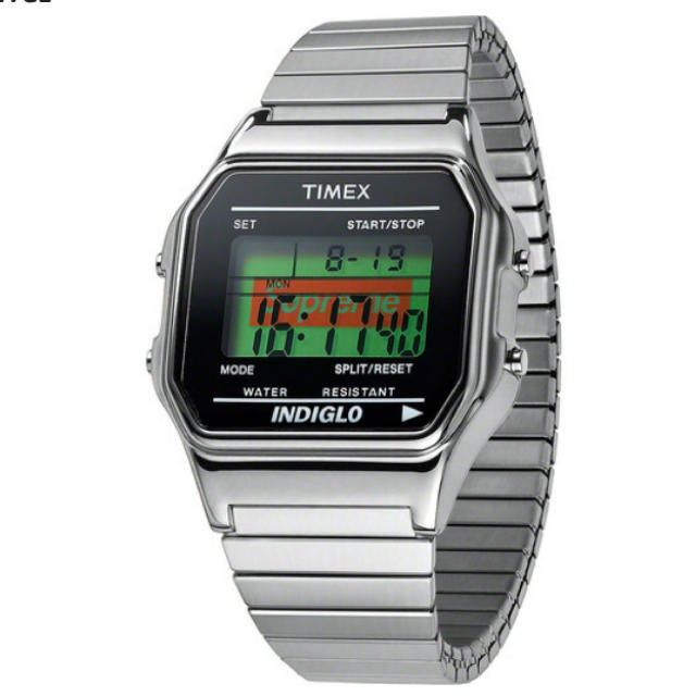 海外並行輸入正規品 Supreme silver    Watch Digital Supreme/Timex - 腕時計(デジタル)