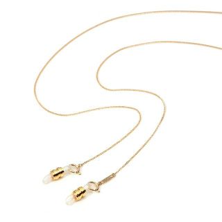 祈平 18K 喜平チェーン グラスホルダー兼ロングネックレス