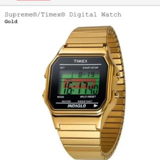 シュプリーム(Supreme)のSupreme®/Timex® Digital Watch gold(腕時計(デジタル))