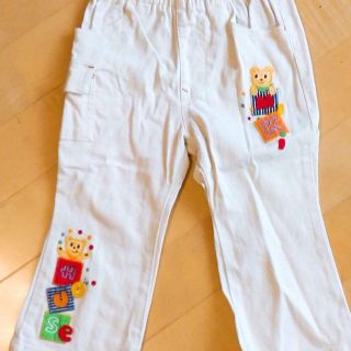 ミキハウス(mikihouse)のミキハウス パンツ オフホワイト 90㎝(パンツ/スパッツ)