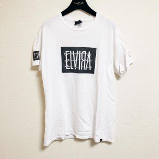 エルヴィア(ELVIA)のELVIRA ボックスロゴ Tシャツ ホワイト M boxlogo エルビラ (Tシャツ/カットソー(半袖/袖なし))