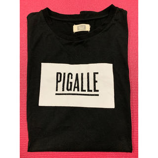 ピガール(PIGALLE)のPIGALLE ピガール ボックスロゴ boxlogo Tシャツ L(Tシャツ/カットソー(半袖/袖なし))