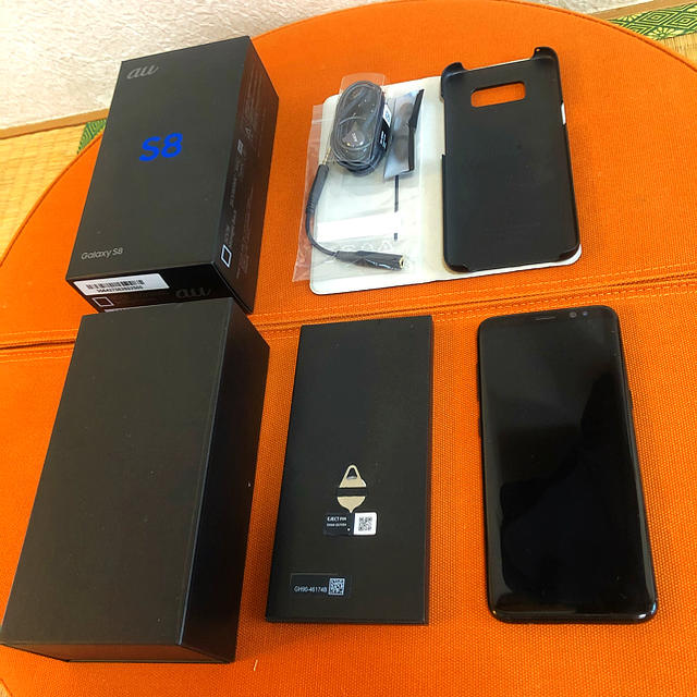 【AU版、残債無、ドコモ化】Galaxy S8 ブラック