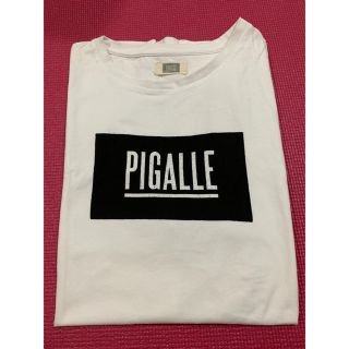 ピガール(PIGALLE)のPIGALLE ピガール ボックスロゴ boxlogo Tシャツ L(Tシャツ/カットソー(半袖/袖なし))