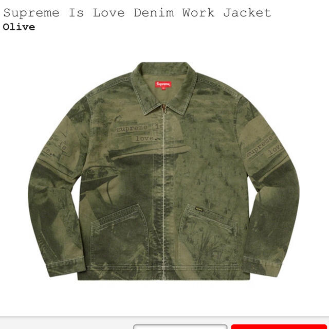 supreme is love denim work jacket 19aw