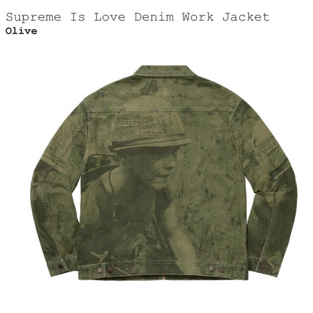 supreme is love denim work jacket 19aw | www.innoveering.net