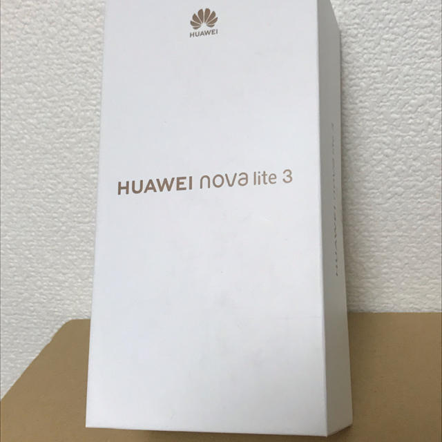 スマホ/家電/カメラHuawei nova lite 3 【オーロラブルー】