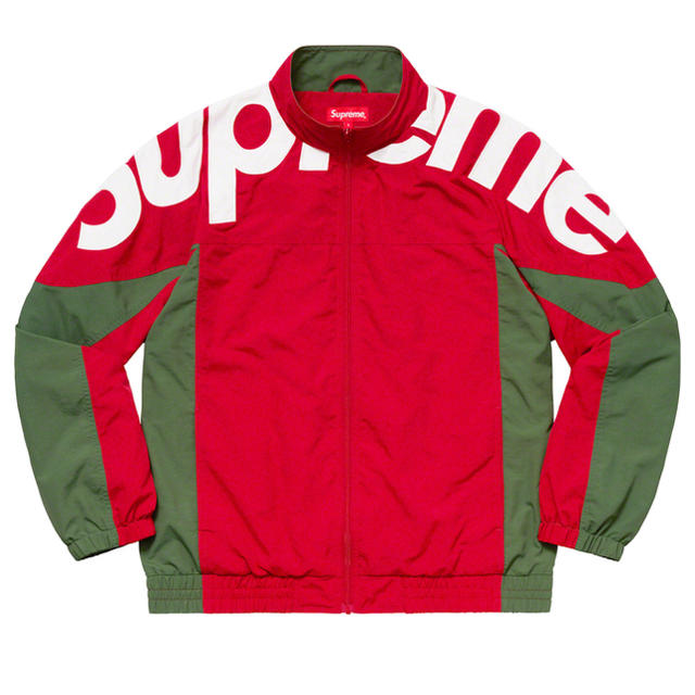 shoulder logo track jacket