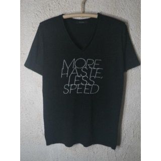 レイジブルー(RAGEBLUE)の4540　レイジブルー　半袖　Vネック　プリント　tシャツ　L(Tシャツ/カットソー(半袖/袖なし))