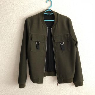 トップショップ(TOPSHOP)のカーキ ジャケット 秋服(ブルゾン)