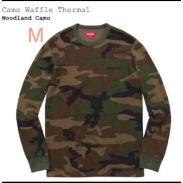 Supreme(シュプリーム)のSupreme Camo Waffle Thermal  Size/M メンズのトップス(Tシャツ/カットソー(七分/長袖))の商品写真