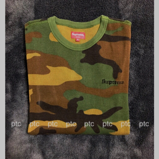 Supreme(シュプリーム)のSupreme Camo Waffle Thermal  Size/M メンズのトップス(Tシャツ/カットソー(七分/長袖))の商品写真