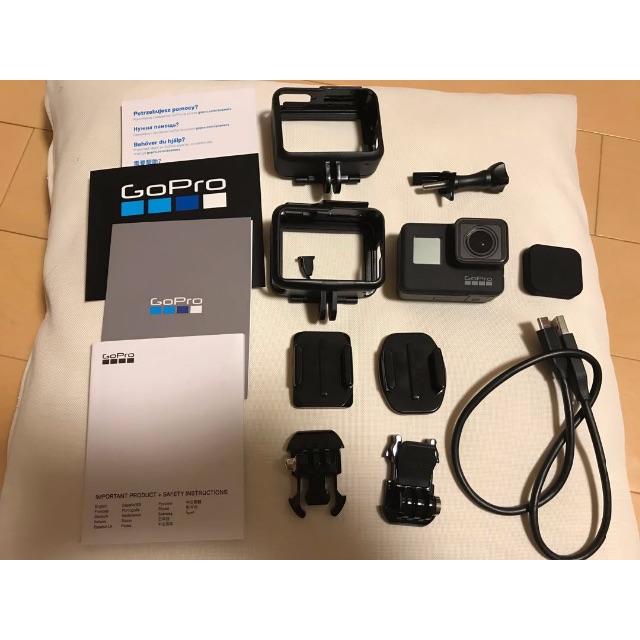 スマホ/家電/カメラGoPro Hero7 black  美品 おまけあり　使用４ヶ月