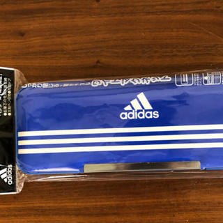 アディダス(adidas)の三菱鉛筆 筆箱 アディダス adidas 青(ペンケース/筆箱)
