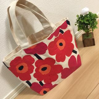 marimekko ミニトートバッグ デコパージュ(トートバッグ)