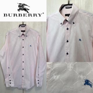 バーバリーブラックレーベル(BURBERRY BLACK LABEL)の希少☆美品早い者勝ち☆バーバリー ブラック モノグラム シャツ(シャツ)