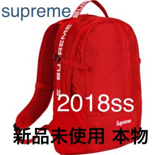 シュプリーム(Supreme)の新品未使用★Supreme★18ss バックパック Backpack 赤red (バッグパック/リュック)