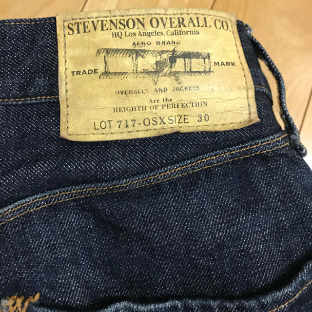 STEVENSON OVERALL(スティーブンソンオーバーオール)のSTEVENSON OVERALL 717-OSX  30インチ メンズのパンツ(デニム/ジーンズ)の商品写真