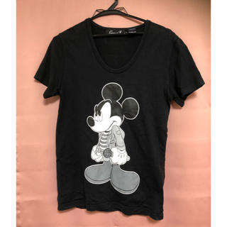 ディズニー(Disney)のミッキーTシャツ 黒 メンズ(Tシャツ/カットソー(半袖/袖なし))