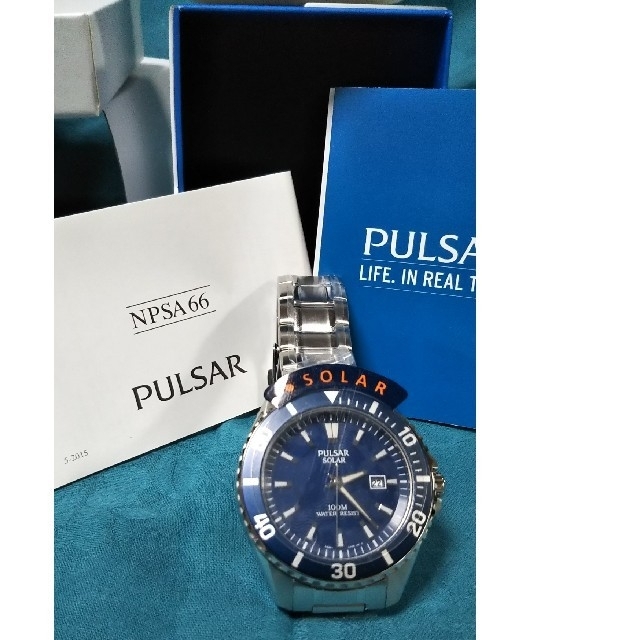 SEIKO(セイコー)の逆輸入セイコーNPSA66 PＵLSＡＲ新品腕時計電波ソラー。 メンズの時計(腕時計(デジタル))の商品写真