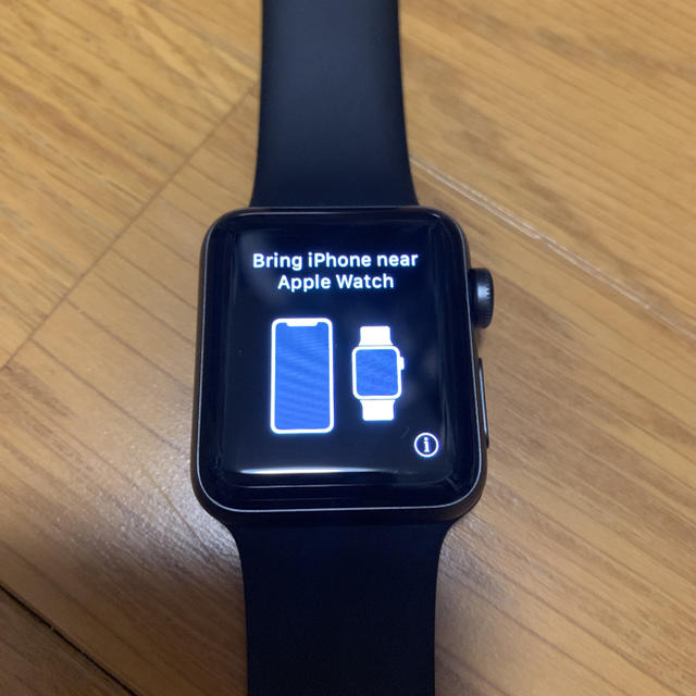 Apple Watch(アップルウォッチ)のapple watch series3 38mm GPSモデル スマホ/家電/カメラのスマートフォン/携帯電話(その他)の商品写真