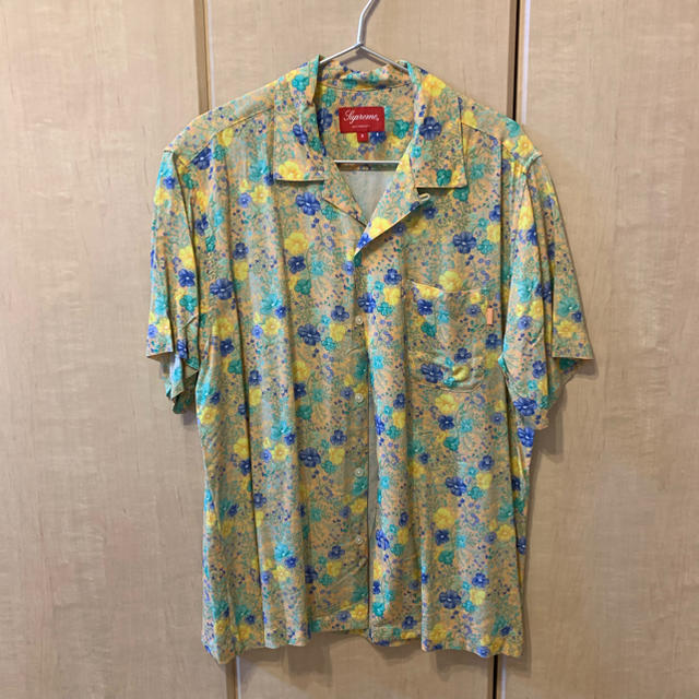 Supreme mini floral rayon shirt レーヨンシャツ