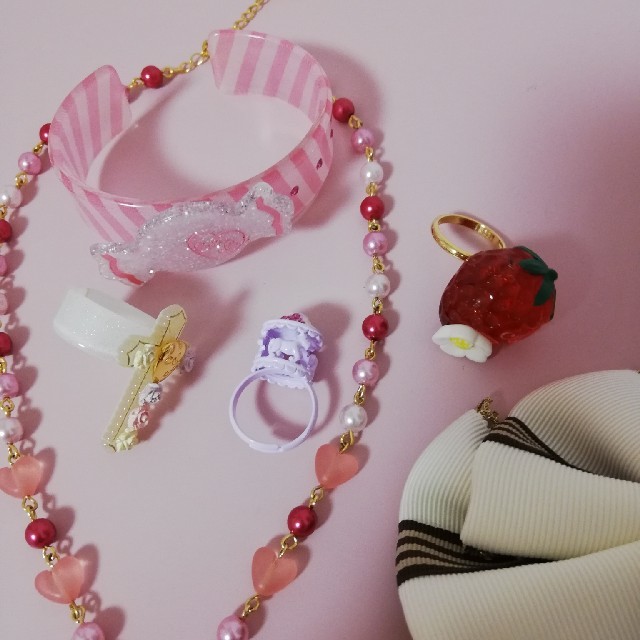 Angelic Pretty(アンジェリックプリティー)のAngelic Pretty アクセサリー まとめ売り レディースのアクセサリー(ネックレス)の商品写真