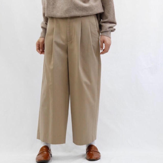 URU×ARKnets別注 2TUCK WIDE PANTS