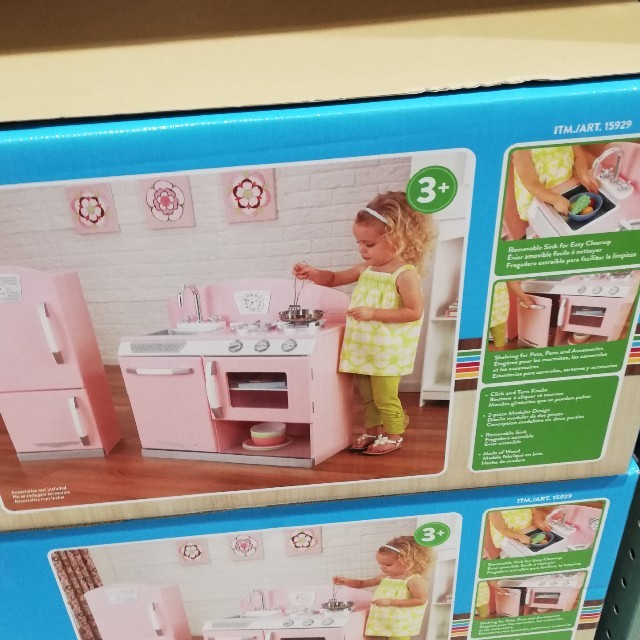 キッドクラフト ピンクレトロキッチンと冷蔵庫 Kidkraft Kitchenの通販 By 熱流 S Shop ラクマ