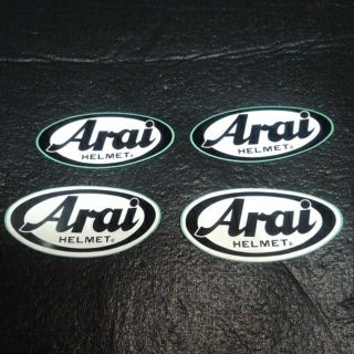 ぽんた様　　専用です　　　　　　　　　　　　　　アライのステッカー　　白いタイプ(車外アクセサリ)