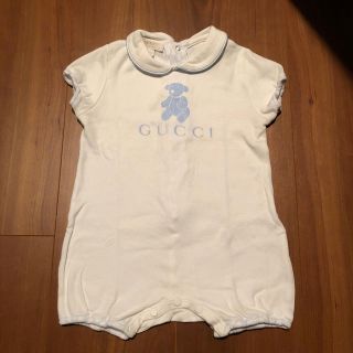 グッチ(Gucci)の専用 GUCCI ブルー ロンパース 65〜70cm(ロンパース)