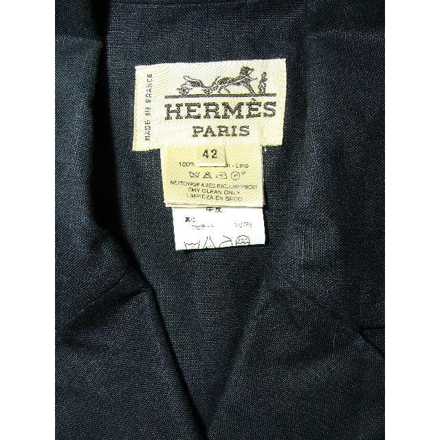 Hermes - HERMES エルメス ◇ リネン 麻 テーラード ジャケット