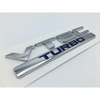 ［送料無料］ 海外 ホンダ純正 エンブレム　VTEC TURBO 3x13cm(車外アクセサリ)