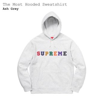 シュプリーム(Supreme)の【即日発送可】Supreme The Most Hooded 灰 S(パーカー)