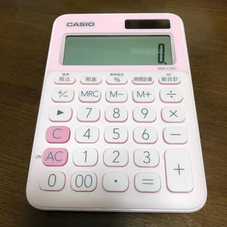 カシオ(CASIO)の【送料込】CASIO電卓 12桁 カラフル電卓 MW-C20C(その他)