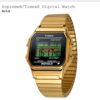 シュプリーム(Supreme)のSupreme Timex Digital Watch Gold (腕時計(デジタル))