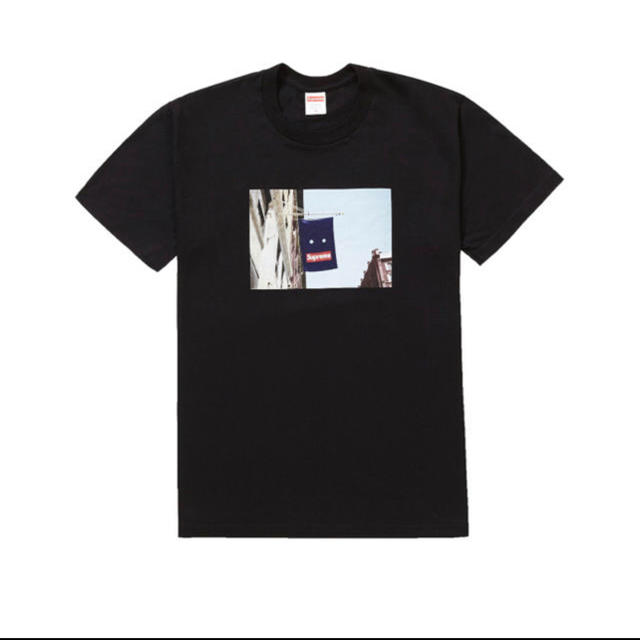 supreme シュプリーム バナー banner tee tシャツ 黒 M - Tシャツ