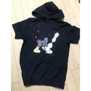 Roen×roar×Disney トリプルコラボ クラッシュミッキーパーカー