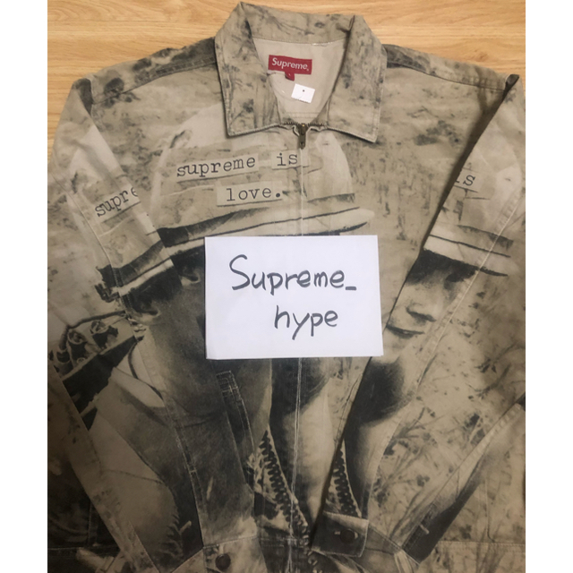 Supreme - 【L】Supreme is Love Denim Work Jacket