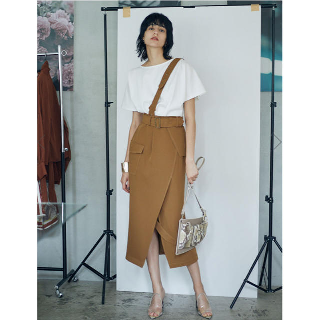 ameri ONE SUSPENDER MILITARY SKIRT