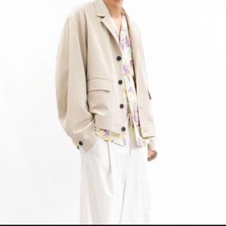 サンシー(SUNSEA)のuru ウル cotton short jacket 19SS(テーラードジャケット)