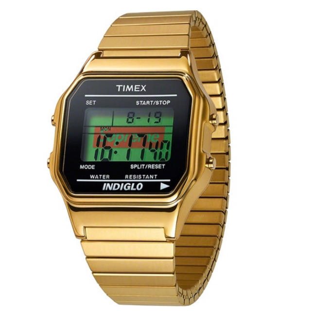 時計GOLD Supreme Timex Digital Watch×2