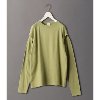 ビューティアンドユースユナイテッドアローズ(BEAUTY&YOUTH UNITED ARROWS)の【新品未使用】DOT BUTTON SLEEVE PULLOVER【roku】(カットソー(長袖/七分))