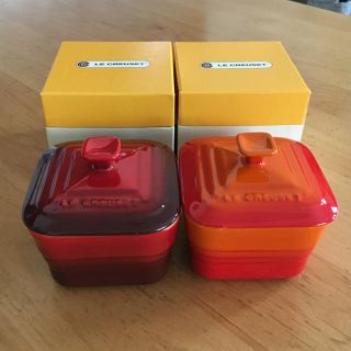 ルクルーゼ(LE CREUSET)のルクルーゼ スモールラムカン  2個セット(食器)