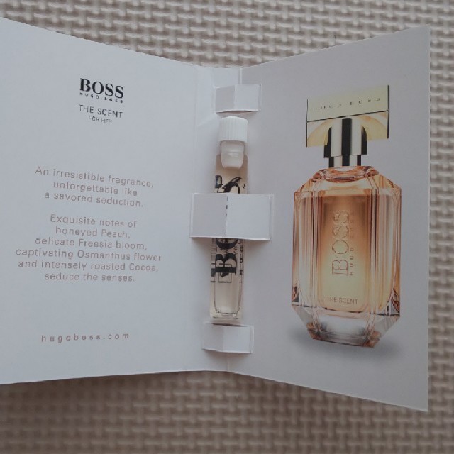 HUGO BOSS(ヒューゴボス)のHUGO BOSS  THE SCENT サンプル コスメ/美容の香水(香水(女性用))の商品写真